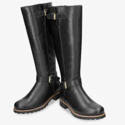 Amberes Igloo Trav Botas de piel con forro interior de pelo natural.