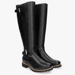 Amberes Igloo Trav Botas de piel con forro interior de pelo natural.
