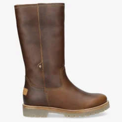Bambina Botas de piel con forro interior de pelo.