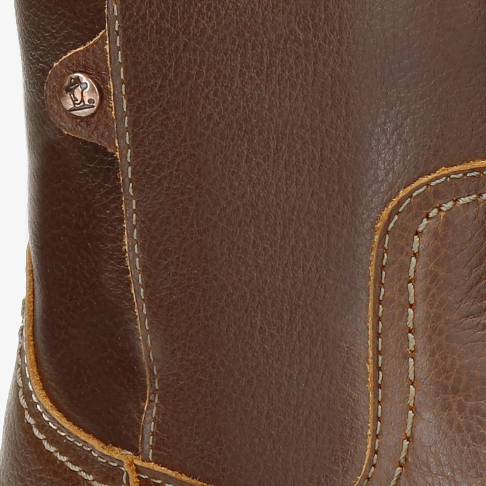 Bambina Botas de piel con forro interior de pelo.