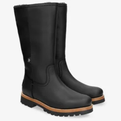 Bambina Botas de piel con forro interior de pelo.