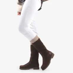 Bambina Botas de piel con forro interior de pelo.