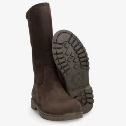 Bambina Botas de piel con forro interior de pelo.