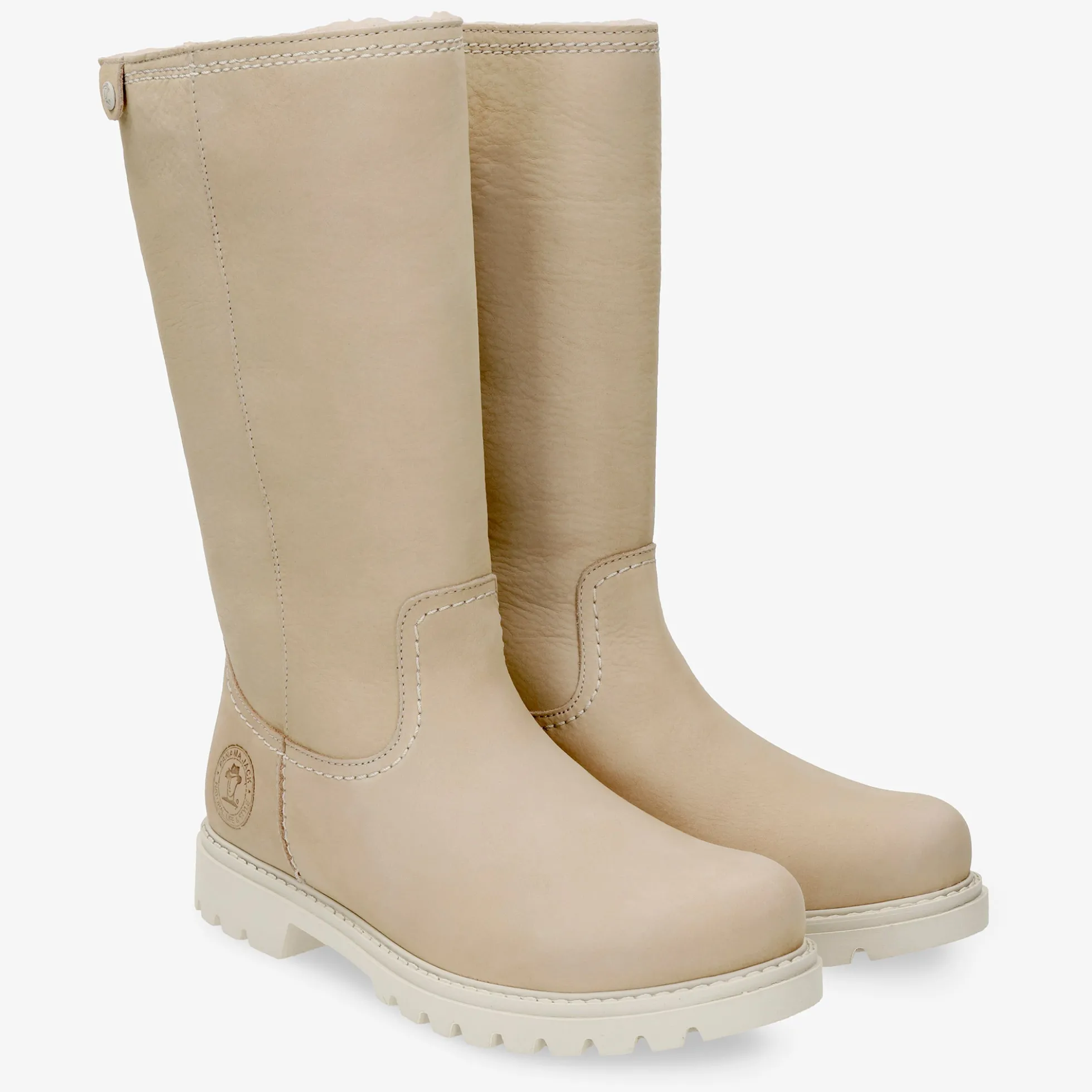 Bambina Botas de piel con forro interior de pelo.