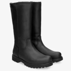 Bambina Botas de piel con forro interior de pelo.