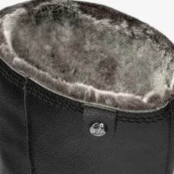Bambina Botas de piel con forro interior de pelo.