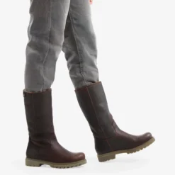 Bambina Botas de piel con forro interior de pelo.