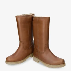 Bambina Botas de piel con forro interior de pelo.