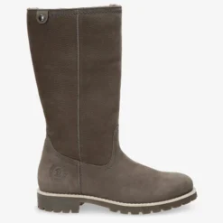 Bambina Igloo Botas de piel con forro interior de pelo natural.
