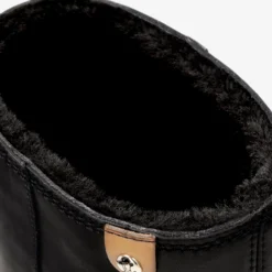 Bambina Igloo Trav Botas de piel con forro interior de pelo natural.