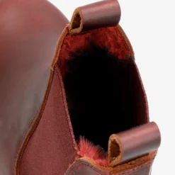 Biar Botín de piel con forro interior de pelo.