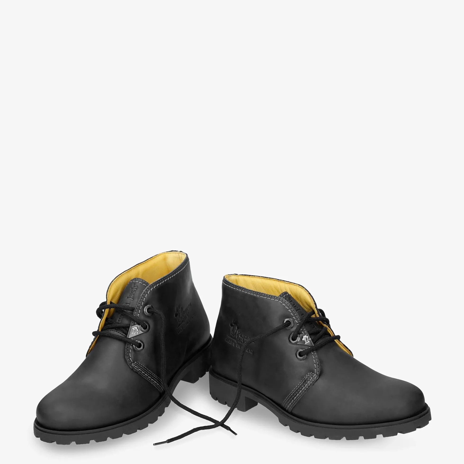 Bota Panama Botín de piel con forro interior de piel.