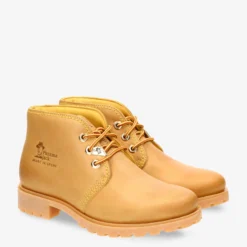 Bota Panama Botín de piel con forro interior de piel.