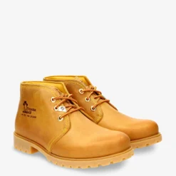 Bota Panama Botín de piel con forro interior de piel.