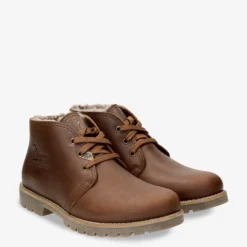 Bota Panama Igloo Botín de piel con forro interior de pelo natural.