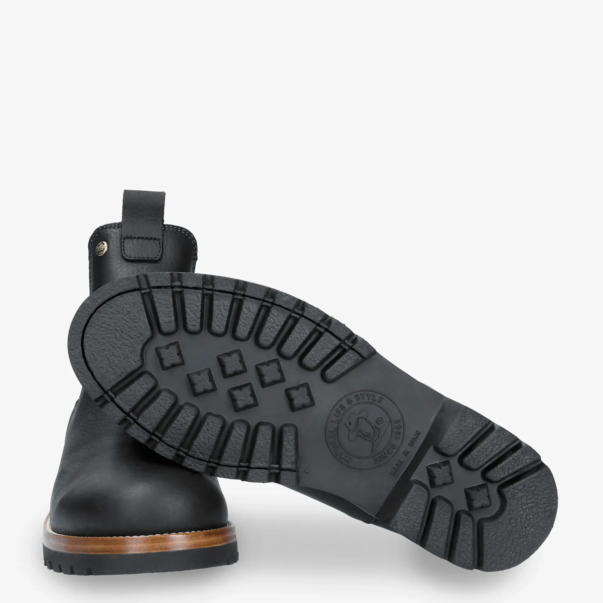 Burton Igloo Botín de piel con forro interior de pelo natural.