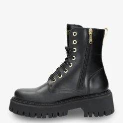 Carlyn Botas de piel con forro interior de coolmax.