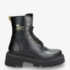 Carlyn Botas de piel con forro interior de coolmax.