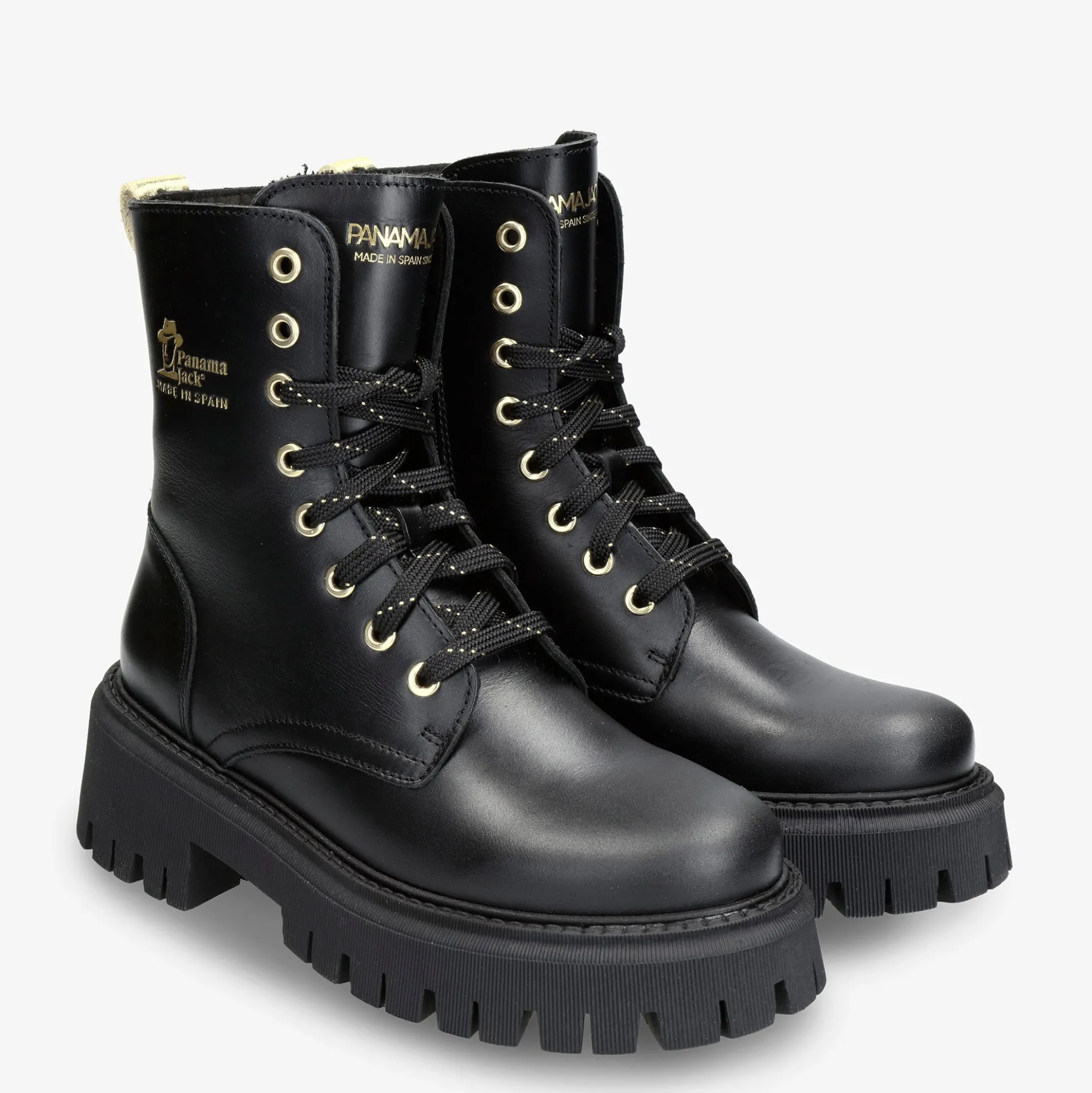 Carlyn Botas de piel con forro interior de coolmax.