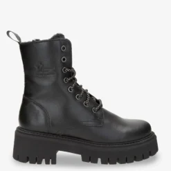 Carlyn Botas de piel con forro interior de pelo.