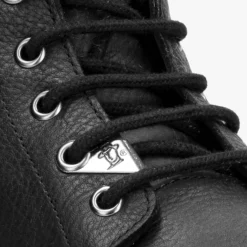 Cordones negro 125 Cm Cordones 125cm T5 negro para botines y botas de 6 ojales