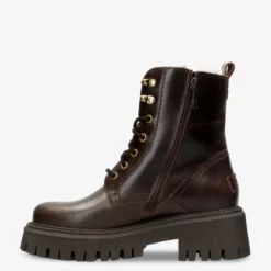 Farai Botas de piel con forro interior de pelo.