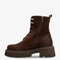 Farai Botas de piel con forro interior de pelo.