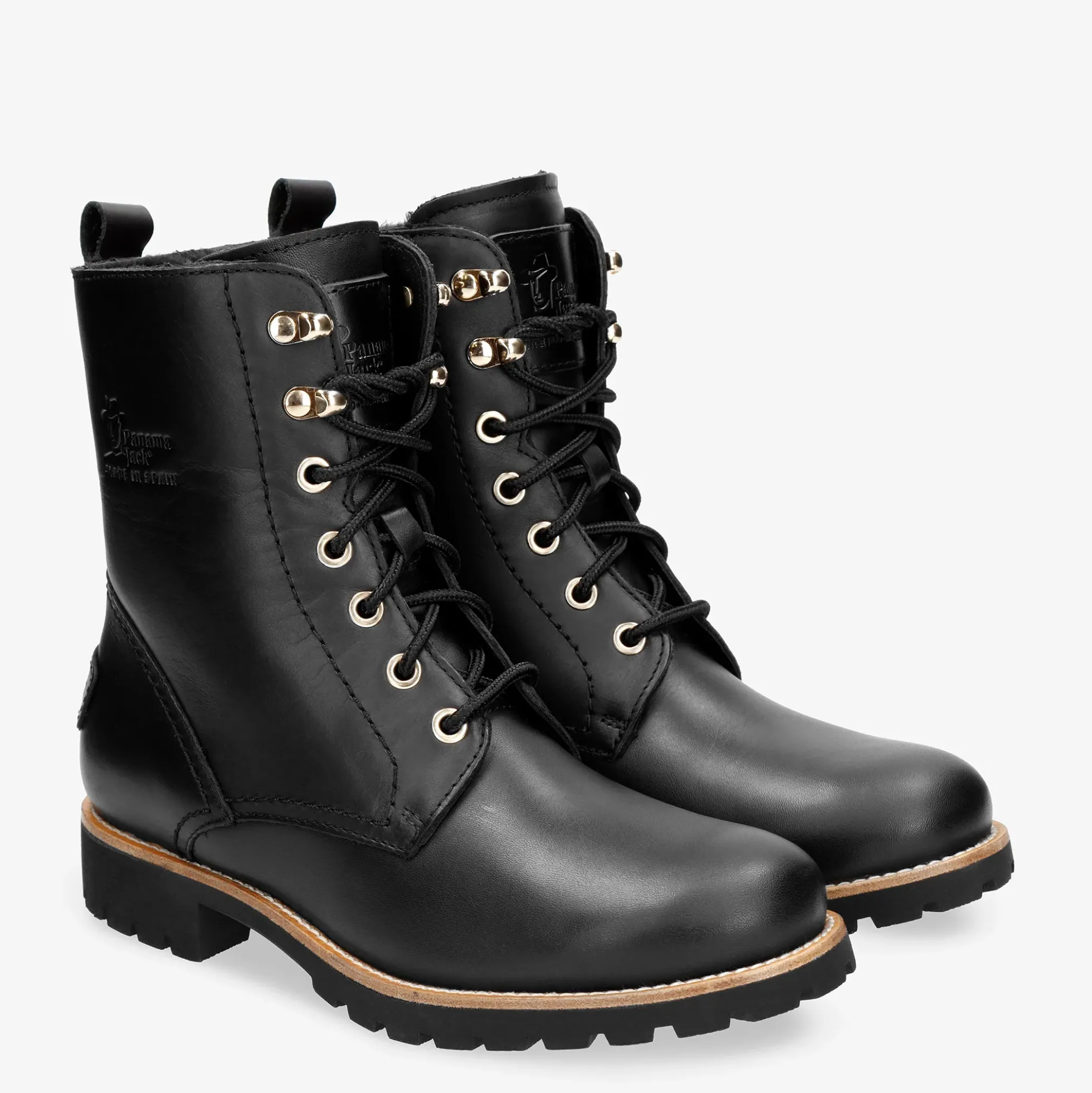 Fara Igloo Trav Botas de piel con forro interior de pelo natural.