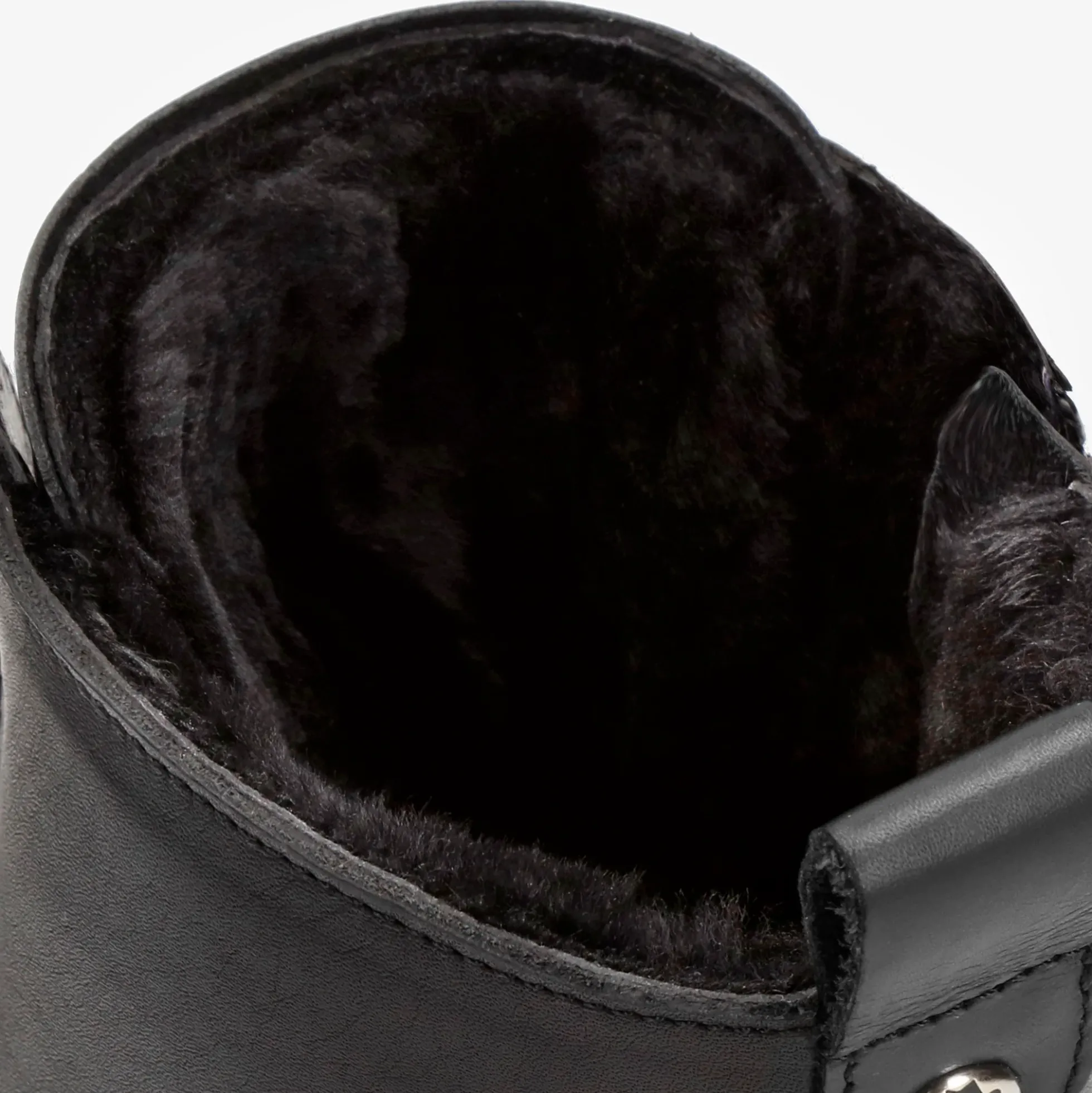 Fara Igloo Trav Botas de piel con forro interior de pelo natural.