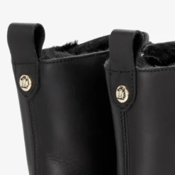 Fara Trav Botas de piel con forro interior de pelo.