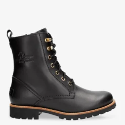 Fara Trav Botas de piel con forro interior de pelo.