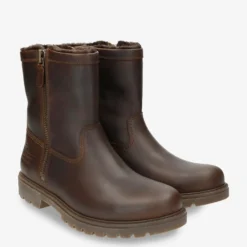 Faruk Botas de piel con forro interior de pelo.