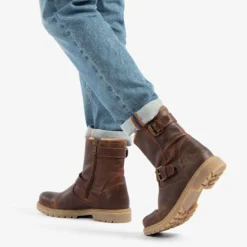 Faust Botas de piel con forro interior de pelo.
