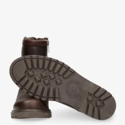 Fedro Botas de piel con forro interior de pelo.