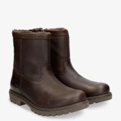 Fedro Botas de piel con forro interior de pelo.