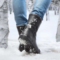 Fedro Igloo Botas de piel con forro interior de pelo natural.