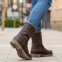 Fedro Igloo Botas de piel con forro interior de pelo natural.