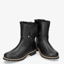Felia Igloo Trav Botas de piel con forro interior de pelo natural.