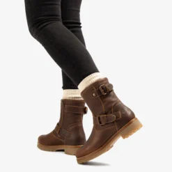 Felina Igloo Botas de piel con forro interior de pelo natural.