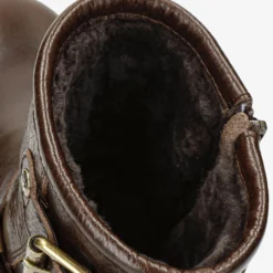 Felina Igloo Botas de piel con forro interior de pelo natural.