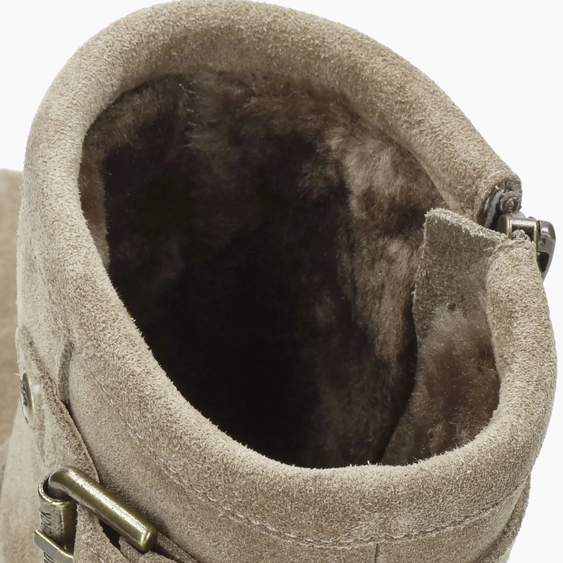 Felina Igloo Botas de piel con forro interior de pelo natural.