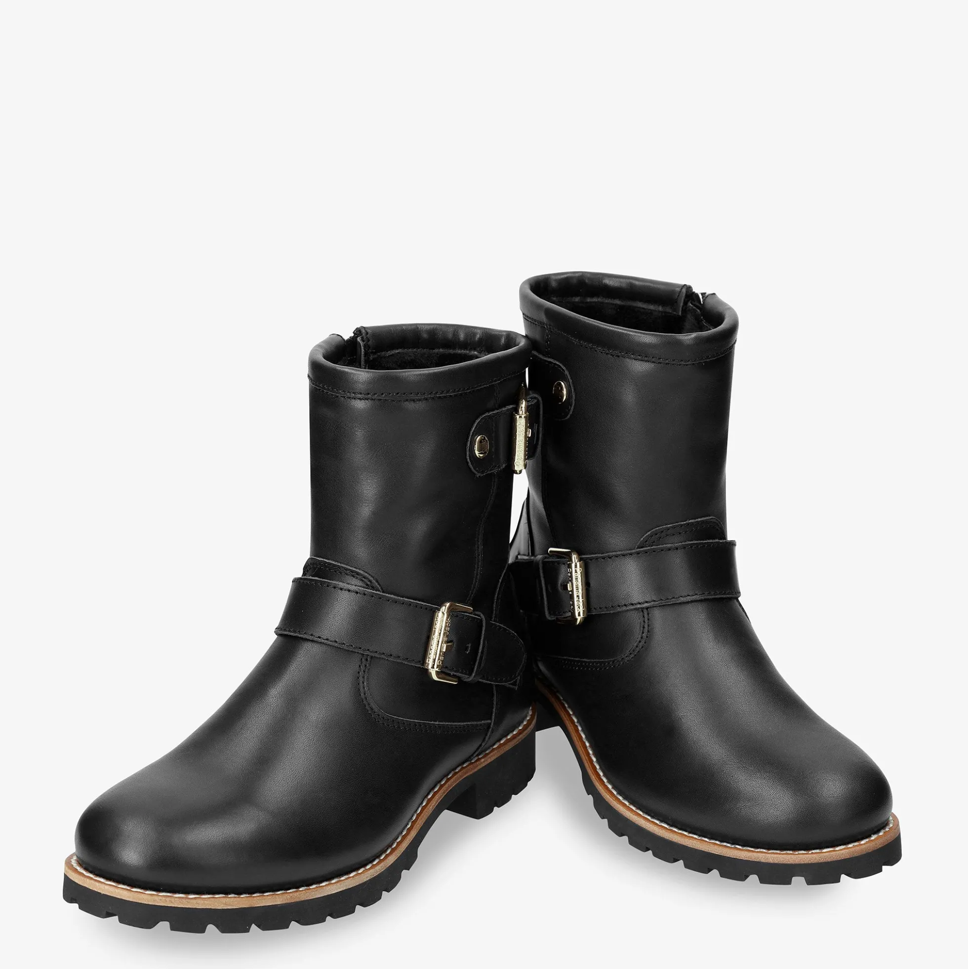 Felina Igloo Trav Botas de piel con forro interior de pelo natural.