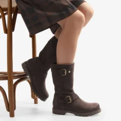 Fergie Igloo Botas de piel con forro interior de pelo natural.