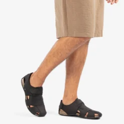 Fletcher Basics Sandalias de piel con forro interior de piel.