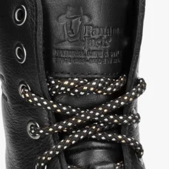 Frisia Botas de piel con forro interior de pelo.
