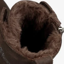 Frisia Botas de piel con forro interior de pelo.
