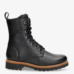 Frisia Botas de piel con forro interior de pelo.