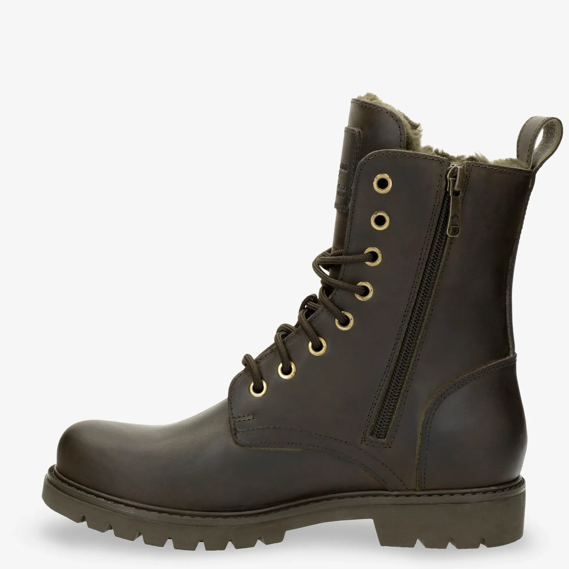 Frisia Botas de piel con forro interior de pelo.