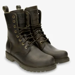 Frisia Botas de piel con forro interior de pelo.