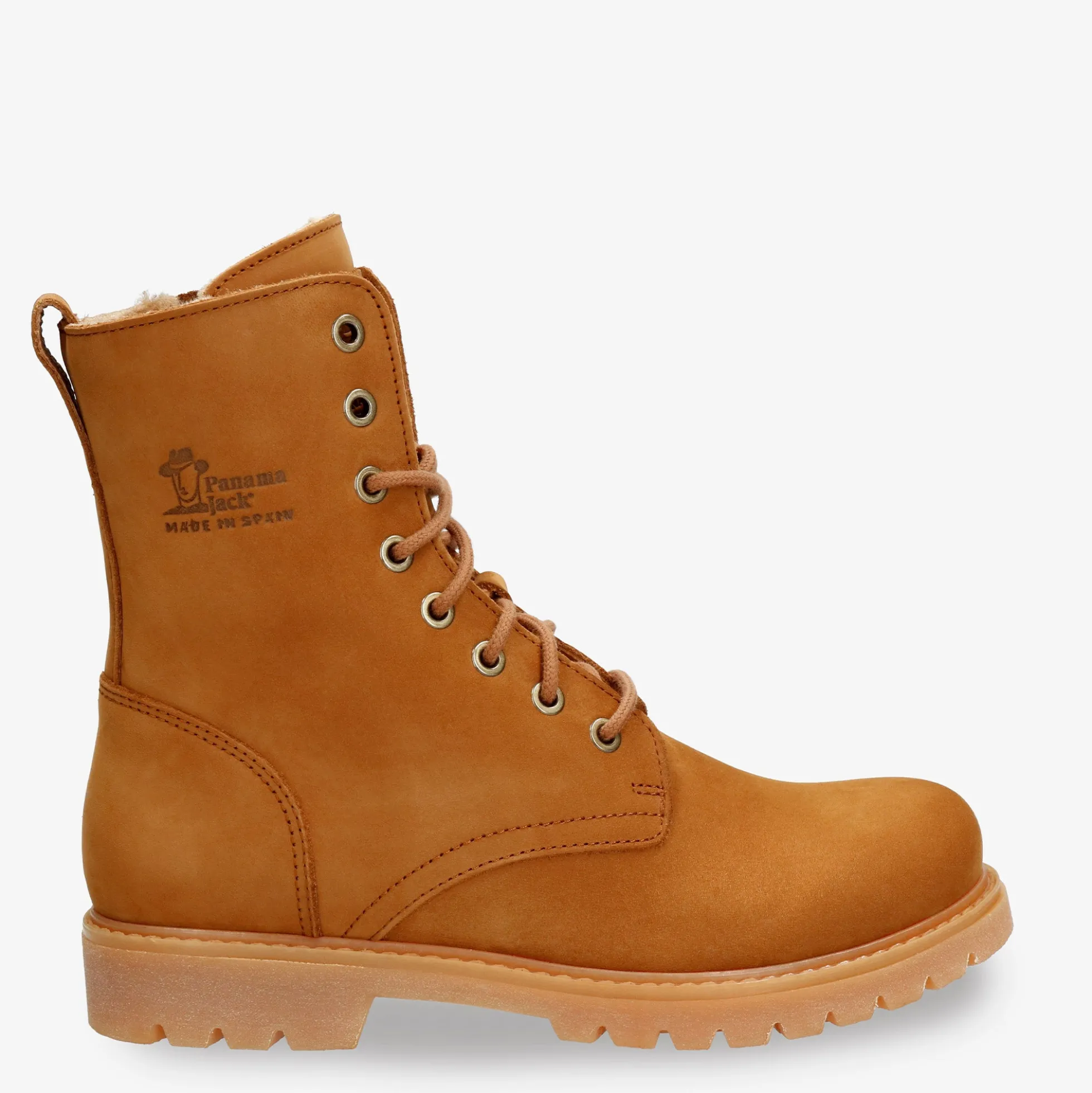 Frisia Botas de piel con forro interior de pelo.
